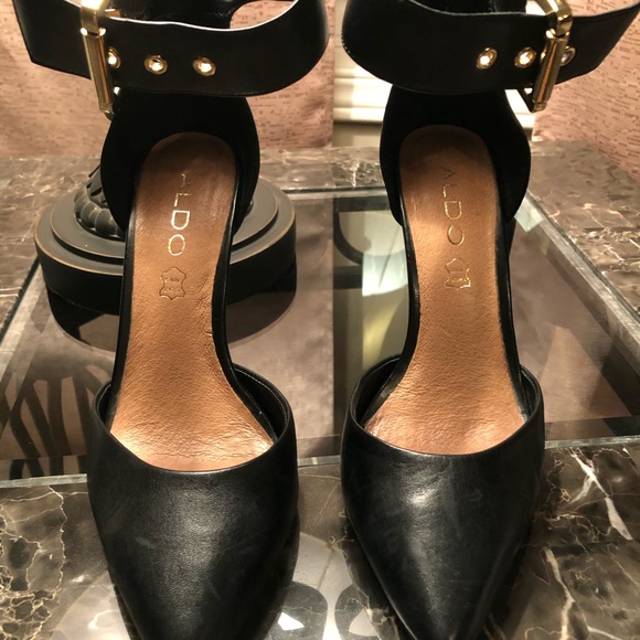 Black ALDO heels size 6 - Picture 2 of 3